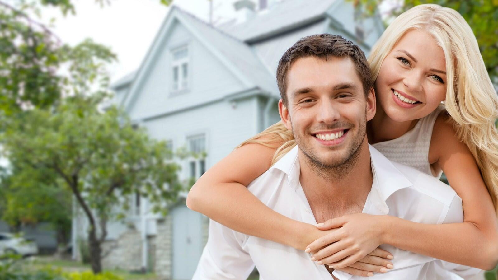 Happy young couple