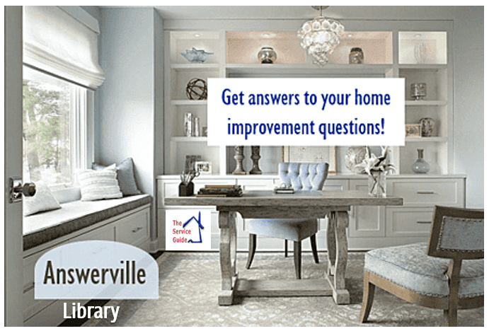 Answerville Library provides answers to home improvement questions